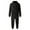 Black, variant on Winter Fuzzy Pajamas for Men Hoodie Zipper Jumpsuits Loungewear Long Sleeve Warm Romper Adult Fall Winter Loungewear Grey Size: XXXXXL