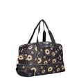 thumbnail image 2 of No Boundaries Women's Dome Weekender Bag, Black Sunflower, 2 of 5