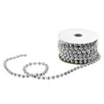 thumbnail image 3 of Plastic Pearls Beads String Garland, 8mm, 5/16-inch, 8-yard, Silver, 3 of 3