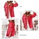 thumbnail image 5 of Chaqueta de Felpa para Mujer Solapa con Botones Solo Pecho Color Puro 2 Bolsillos en el Pecho Chaqueta de Abrigo cálida para Mujer para otoño Invierno Sandía Rojo S, 5 of 6