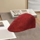 thumbnail image 4 of Boina, gorra de espiga, gorra de conducir, gorra con visera, gorra de taxista, gorra de vendedor de periódicos, gorra de pintor Rojo, 4 of 9