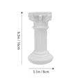 thumbnail image 4 of Shisuyan 2 Pcs Design Style Européen en Résine Décorations Créatives en Résine (Blanc), 4 of 8