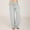 White, variant on Ynynloco Womens Striped Linen Pants Casual Drawstring Stripe Pants Wide Leg High Waist Cotton Loose Pants