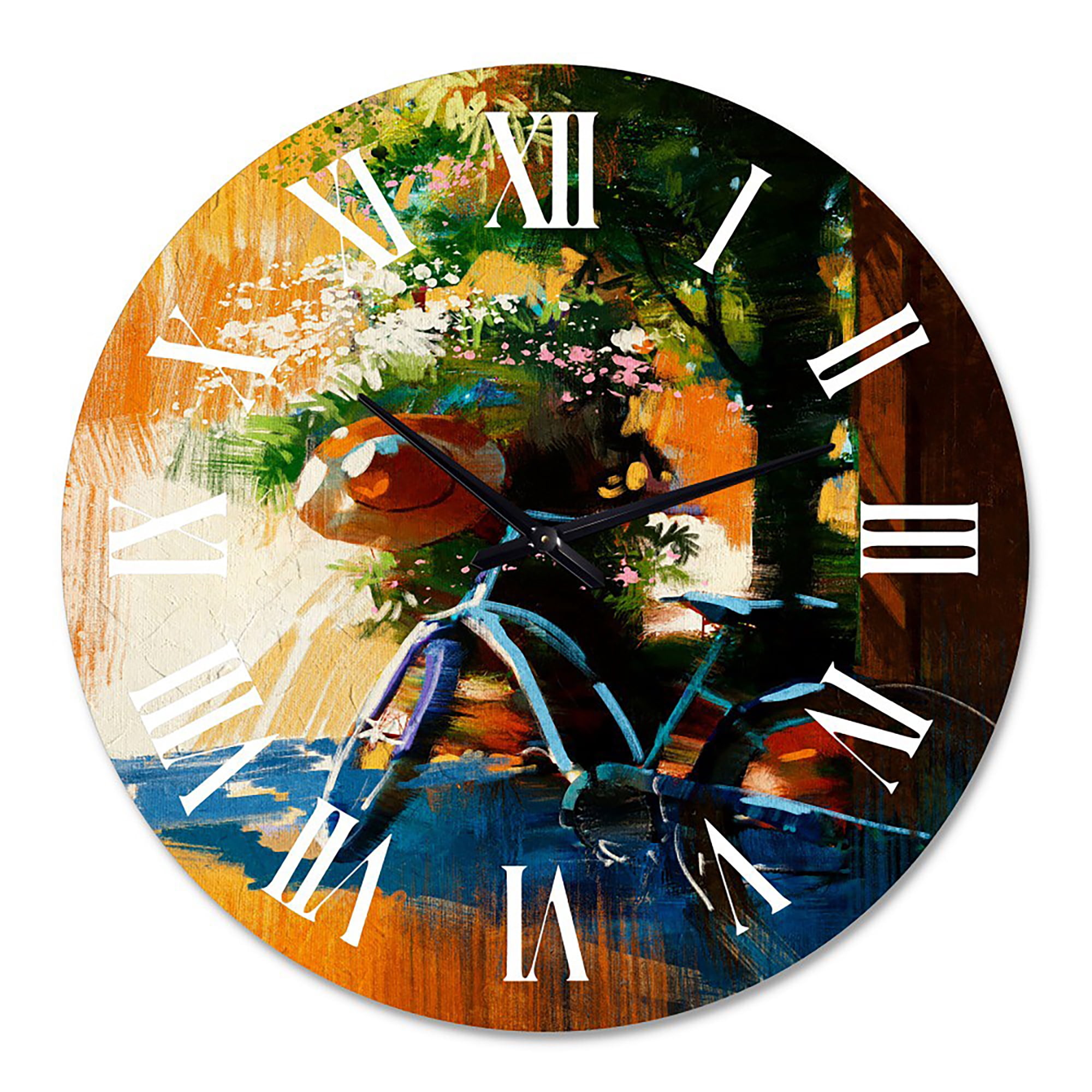 Designart 1 in Quartz Vintage Wall Clock