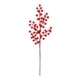 thumbnail image 2 of Ramas de frutos rojos artificiales decoración navideña - Tallos de fruta roja de plástico de 50 cm para centros de mesa y arreglos florales navideños, 2 of 6