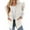 Beige, variant on Women's Cardigan Clearance Women's Mid Long Puffer Vest Ruffle Sleeve Button Down Bubble Jackets Quilted Puffy Outerwear