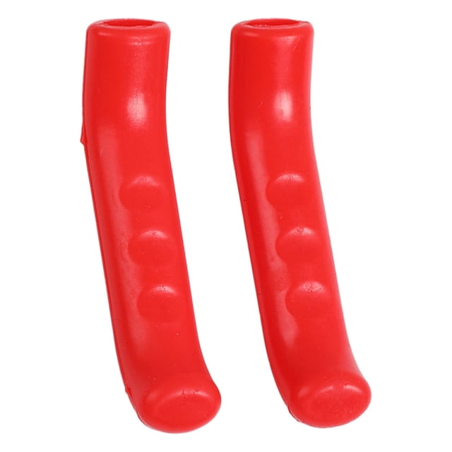 Naiovety 2 unids/set cubierta de manija de freno de silicona fácil y duradera para bicicleta fácil de instalar Gel de sílice Ciclismo Rojo