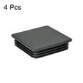 thumbnail image 3 of 4 Pcs 90mmx90mm(3.54inch) Plastic Tubing Plug Square Post End Caps for Handrail Stair Newel Guardrail Tube Black, 3 of 5