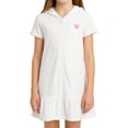 thumbnail image 3 of Pink Platinum Girls' Swim Cover Up Dress - Soft Terry Cloth Bathrobe Cover Up for Girls (Size: 2T-16), 3 of 7
