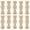 Khaki, variant on HONMEET Wood Spindles Treated Wood 10Pcs 2.4X0.7X0.7In
