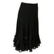 thumbnail image 1 of Falda larga de baile para mujer, falda de baile moderna Negro, 1 of 9
