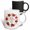 Multicolor, variant on 3drose, Merry Christmas to the Best Uncle Ever - Poinsettia Wreath, 11oz Two-tone Blue Mug