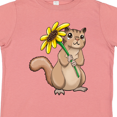 thumbnail image 4 of Inktastic Cute Chipmunk with Sunflower Boys or Girls Toddler T-Shirt, 4 of 5
