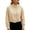 Yellow, variant on Women Cropped Gingham Bomber Jacket Plaid Oversized Zip Up Stand Collar with Batwing Sleeves Casual Coat Spring Fall Coat, Navy, S