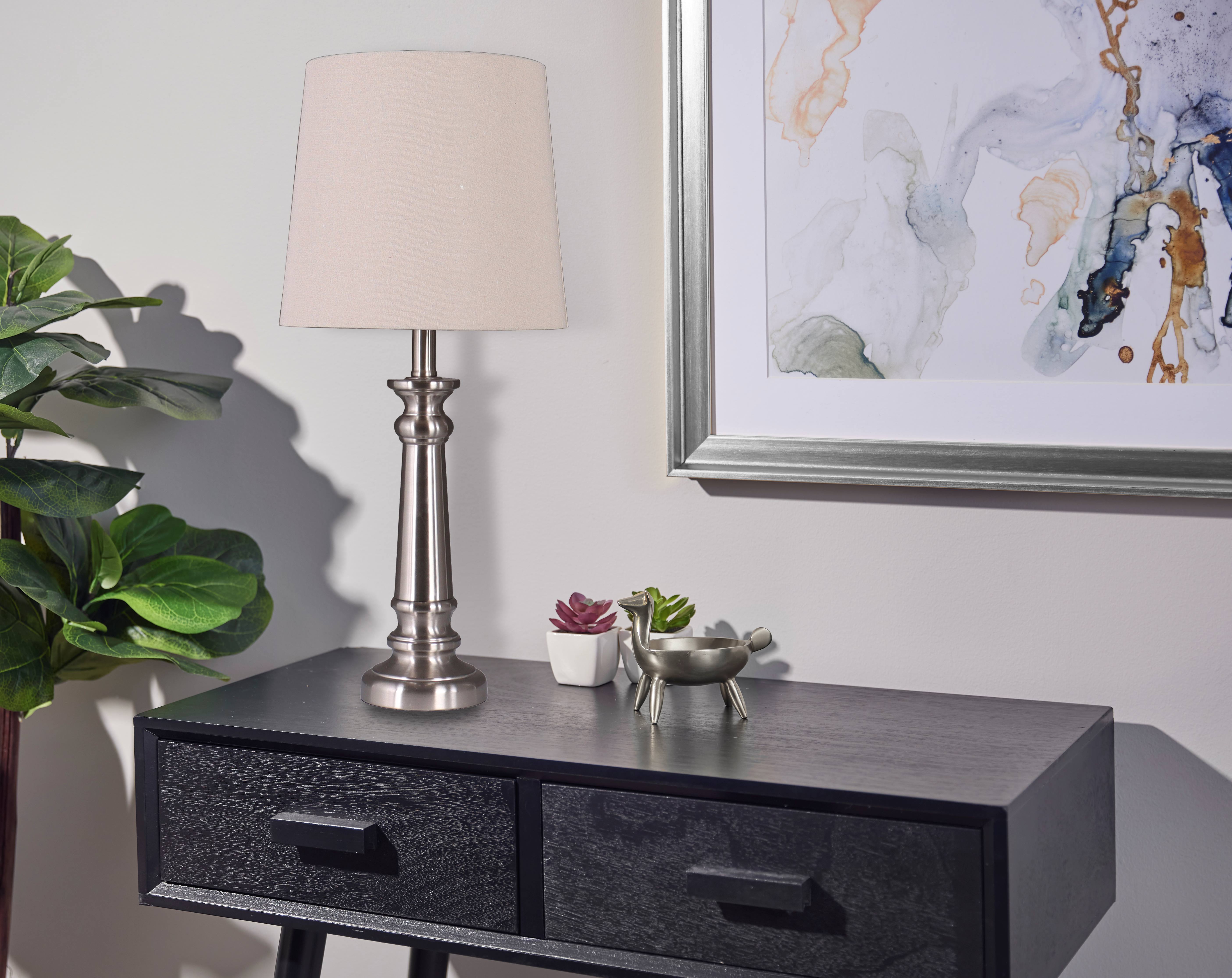 Simplee Adesso Beige Uno Lamp Shade, 11"H x 12"D, Transitional, Adult Office Or Dorm Room Use