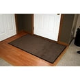 thumbnail image 2 of Durable 654S46BN Wipe-N-Walk Entrance Mat, 4 x 6 in. - Brown, 2 of 2