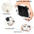 thumbnail image 2 of PU Leather Coin Purse Wallet Compact Water-Resistant Card Cases Money Organizers Dog Head and Paw Prints, 2 of 7