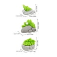 thumbnail image 2 of unbranded 12Ud Adornos De Rocas Y Césped Artificial Multicolor Para Y Exterior, 2 of 7