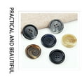 thumbnail image 5 of 20/Set Resin Button Clothes Sewing Snaps Blazer Shirts 4 Holes Buttons (23mm, White), 5 of 9