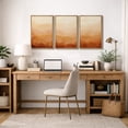 thumbnail image 2 of Framed Canvas Print Earth Tone Abstract Wall Art Set of 3 Modern Neutral Decorative for Living Room Bedroom - 16"x24"x3 NATURAL, 2 of 8