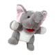 thumbnail image 3 of Guantes de cabeza, marioneta de mano para niños, juguete de peluche de animal imaginativo, mano rellena elefante, 3 of 9