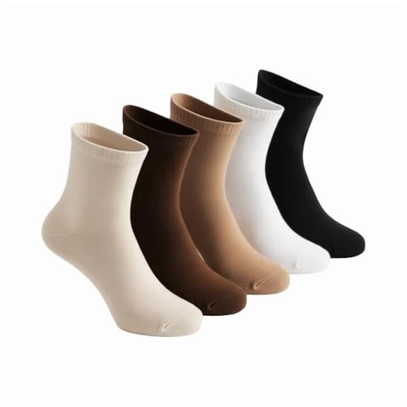 Eryueer Cotton Toe Socks Women, Casual Five Finger Socks, Comfortable Crew Socks, Breathable Athletic Socks