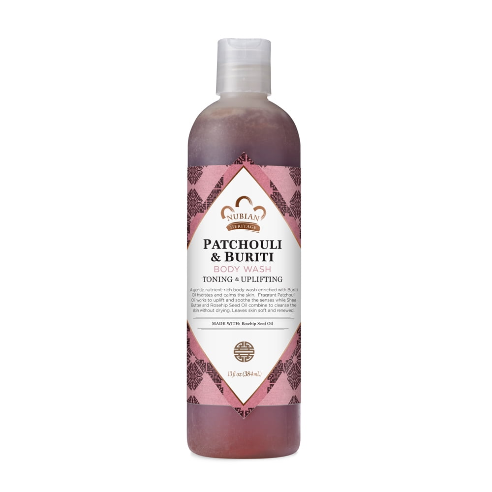 Nubian Heritage Patchouli & Buriti Body Wash 13 oz