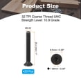 thumbnail image 2 of Uxcell #6-32 x 1 Inch Flat Countersunk Head Socket Cap Bolts Machine Screws Full Thread UNC Black Oxide, 10 Pcs, 2 of 7