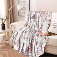 thumbnail image 2 of White Christmas Tree Pattern Round Blanket,Comfortable Soft Flannel Throw Blanket,All Season,Warm Lightweight Blankets for Sofa Bed Couch Living Room Chair 47"x47", 2 of 5