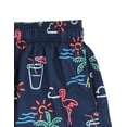 thumbnail image 4 of Traje de Baño Tropical Night Wave Motion Azul Marino Talla CH, 4 of 6