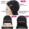 thumbnail image 4 of Bandeau Perruques Cheveux Bouclés pour Femmes Noires Densité Crépue Bouclée, 4 of 5
