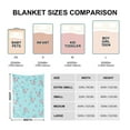thumbnail image 6 of Kainsy Elephant Throw Blanket for Teens Boys, All Season Throw Blanket for Couch/Sofa/Bed, Lightweight Soft Warm Flannel Kids Blankets for Camping/Picnic/Travel, Blue Animal Print, ”(50"x60"), 6 of 6