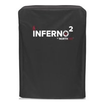 17" Black Nylon Waterproof Grill Cover for the Inferno 2 Grill
