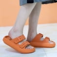 thumbnail image 4 of Zapatillas de suela gruesa, sandalias de pareja, de verano para mujer, aptas tanto para uso en exteriores como en interiores., 4 of 5