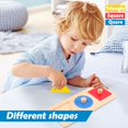 thumbnail image 3 of Juguete de rompecabezas Adena Montessori para niños de 6 a 12 meses, 1, 2 y 3 años, 3 of 9