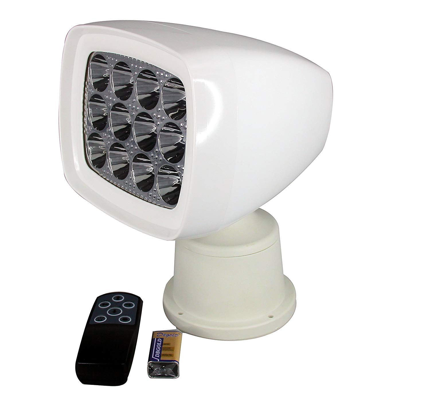 Pactrade Marine Boat pontoon Car LED Remote Control Spot Light 36 W 10