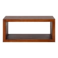 thumbnail image 3 of Kate and Laurel Holt Modern Floating Wall Shelf, 18 x 8, Walnut Brown, Chic Rectangular Floating Wood Shelf for Wall, 3 of 8