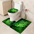 thumbnail image 4 of Amzcrzy Carpeting Carpeting Toilet Floor Mat U-Shape Foot Mat Bathroom Bathroom Mat Printing Modern Mat Toilet Door Mat Three Sets Bathroom Rugs Bathroom Decor Home Decor Bath Mat Area Rug, 4 of 7