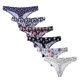 thumbnail image 1 of Gibobby Verano calzoncillos adelgazantes Conjunto de seis piezas para mujer, ropa interior transpirable con estampado de tanga para mujer(Negro， M), 1 of 5
