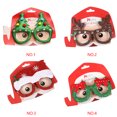 thumbnail image 3 of Worallymy Navidad Brillo Gafas Marcos Fiestas de Navidad Favores de vacaciones Foto Props Traje de Navidad Anteojos Worallymy JD735806567, 3 of 5