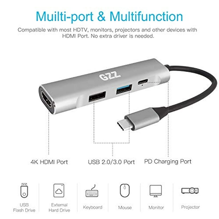 UGREEN Thunderbolt 3 Dock USB Type C to HDMI HUB Adapter for MacBook  Samsung Dex Galaxy