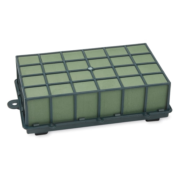 FloraCraft Floral Cage Arranger with WetFōM Green 3.75 x 7 x 12.75 Inches