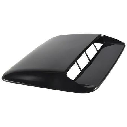 Car Universal Bright Black Hood Vent Air Outlet Cover for Hood Scoop Air Flow Intake Vent Cover,1 * Hood Vent Cover,Bright Black