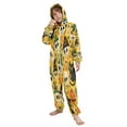 thumbnail image 5 of Vzayyk 4T-14Y Size Aviliable Cozy One-Piece Footless Sleeper Pajama Witches' Hats Black Cats Pumpkins, 5 of 8