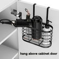 thumbnail image 4 of Aolldy Hair Dryer Holder 3 in 1 Hair Tool Organizer Djustable Height Wall Mounted/Cabinet Door, 4 of 6
