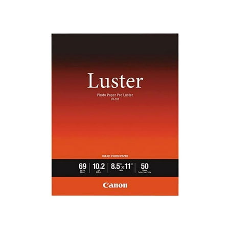 UPC: 0013803146851 | Canon LU-101 Luster Inkjet Photo Paper(6211B004)  8 1/2  x 11   White  50 Sheets/Pack