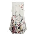 thumbnail image 4 of LilyLLL Womens Summer Sleeveless Floral Print Blouse T Shirt Tank Top, 4 of 4