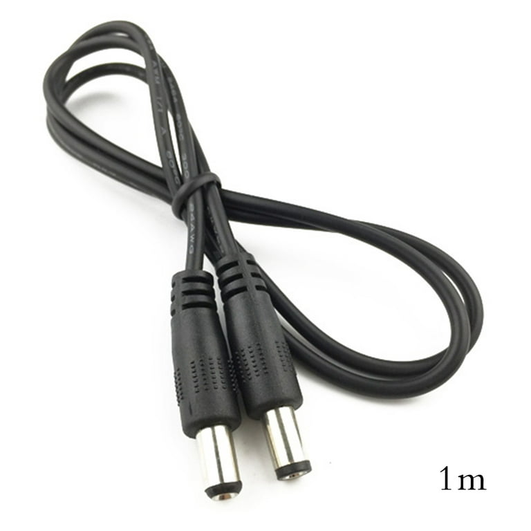 12V DC Power supply cable wire male to male 5.5 x 2.5mm connector