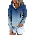 thumbnail image 1 of WZXFASHION Chandail à Capuche Mode pour Femmes Imprimé Manches Longues Chandail Boutonné 50 % de Réduction Liquidation Chandail, 1 of 4