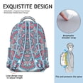 thumbnail image 4 of Sacred Symbolic Mandala Students Backpack Fashion Backpack with Vintage Traditional Mandala and Abstract Ornamental Pattern, Comfortable and Durable for School, 4 of 6